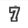 Pin Chiffre 7